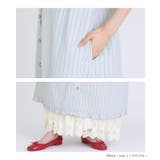 somari imaginationストライプ柄フリルフード付きシャツワンピース | osharewalker | 詳細画像13