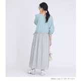 somari imagination肩スリット異素材ドッキングワンピース | osharewalker | 詳細画像5