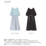 somari imagination肩スリット異素材ドッキングワンピース | osharewalker | 詳細画像19