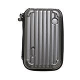 グレー | スーツケース型 マルチポーチ キャリーケース風 | REAL STYLE