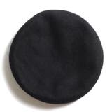 ブラック(07) | ウール混シンプルベレー帽 レディース 帽子 | REAL STYLE