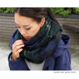 グリーンチェック | ≪しっかり厚手♪≫ウールタッチ無地＆タータンチェック大判ストール マフラー スヌ… | REAL STYLE