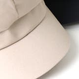 シンプルコットンキャスケット レディース 帽子 | REAL STYLE | 詳細画像6 