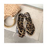 レオパード | ゴールドプレート ビーチサンダル レディース | REAL STYLE