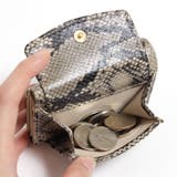 パイソン 三つ折り財布 レディース | REAL STYLE | 詳細画像5