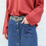 ロング丈フロントボタンデニムスカート レディース ボトムス | REAL STYLE | 詳細画像4 