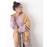 ≪しっかり厚手♪≫ウールタッチ無地＆タータンチェック大判ストール マフラー スヌ… | REAL STYLE | 詳細画像12 