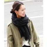 ≪しっかり厚手♪≫ウールタッチ無地＆タータンチェック大判ストール マフラー スヌ… | REAL STYLE | 詳細画像17 