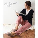 ドロスト付きベーシックベロアワイドパンツ レディース ボトムス | REAL STYLE | 詳細画像4
