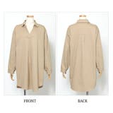 スキッパーコットンワイドロングシャツ レディース トップス | REAL STYLE | 詳細画像11 