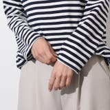 ボートネックベーシックボーダー柄ワイドカットソー レディース トップス | REAL STYLE | 詳細画像7