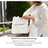DELIGHTプリントキャンバストートバッグ 小さめ 布 | REAL STYLE | 詳細画像4