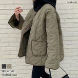 キルティングコート レディース ノーカラー | REAL STYLE | 詳細画像1 