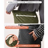 防寒スカート レディース キルティング | REAL STYLE | 詳細画像13