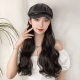 帽子付きウィッグ レディース かつら | REAL STYLE | 詳細画像4 