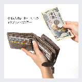 二つ折り財布 L字ファスナー レディース | REAL STYLE | 詳細画像5