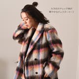 チェスターコート ロング チェック柄 | REAL STYLE | 詳細画像6