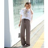 サラてろストライプワイドパンツ レディース ボトムス | REAL STYLE | 詳細画像8 