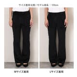 フレアパンツ レディース 両面起毛 | REAL STYLE | 詳細画像15