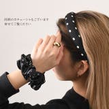 シュシュ 大きめ ドット柄 | REAL STYLE | 詳細画像5