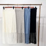 ロングスカート レディース メッシュ | REAL STYLE | 詳細画像5
