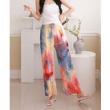 ワイドパンツ レディース タイダイ柄 | REAL STYLE | 詳細画像14