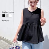 カットソー レディース ノースリーブ | REAL STYLE | 詳細画像1