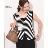ニットベスト レディース 薄手 | REAL STYLE | 詳細画像3