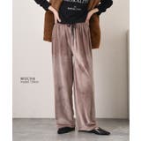 ワイドパンツ レディース ベロア | REAL STYLE | 詳細画像11 