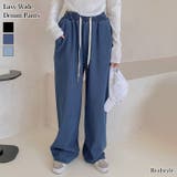 デニムパンツ レディース ウエストゴム | REAL STYLE | 詳細画像1