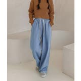 デニムパンツ レディース ウエストゴム | REAL STYLE | 詳細画像13