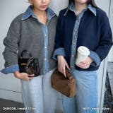 ニットカーディガン デニム 切替 | REAL STYLE | 詳細画像6 