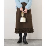 スカート ウールライク 裾フリル | REAL STYLE | 詳細画像9 