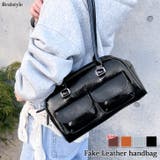 ミニボストンバッグ 横長バッグ ハンドバッグ | REAL STYLE | 詳細画像1