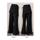 スカート付きパンツ ワイドパンツ ロング | REAL STYLE | 詳細画像7 