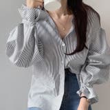 ストライプシャツ レディース 長袖 | REAL STYLE | 詳細画像7 