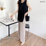 ノースリーブ タンクトップ カットソー | REAL STYLE | 詳細画像3