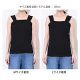 キャミソール タンクトップ 綿混 | REAL STYLE | 詳細画像17 