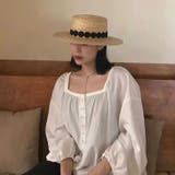 麦わら帽子 カンカン帽 レディース | REAL STYLE | 詳細画像3