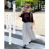 カラーマキシ丈フレアロングスカート レディース ボトムス | REAL STYLE | 詳細画像5