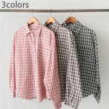 チェックシャツ レディース 長袖 | REAL STYLE | 詳細画像7 