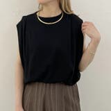 カットソー ノースリーブ タンクトップ | REAL STYLE | 詳細画像9