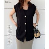 ベスト ジレ ノーカラー | REAL STYLE | 詳細画像3 