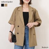ジャケット テーラード レディース | REAL STYLE | 詳細画像1