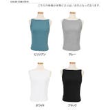 タンクトップ レディース ボートネック | REAL STYLE | 詳細画像2