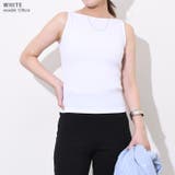 タンクトップ レディース ボートネック | REAL STYLE | 詳細画像6