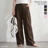 ストレートパンツ レディース スラックス | REAL STYLE | 詳細画像1