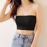 チューブトップ カップなし 黒 | REAL STYLE | 詳細画像7
