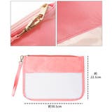 フラットポーチ ハンドストラップ付き クリア | REAL STYLE | 詳細画像8