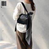スカーフ 大判 シルクタッチ | REAL STYLE | 詳細画像4 